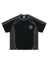 Liber Summer Men's Solid Color Letter T-shirts