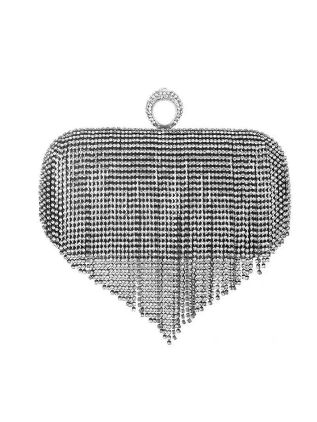 Liber Four Seasons ACC Diamond Tassel Small Square Bag