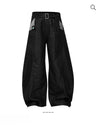 Liber Summer Neutral Belt decoration Jeans