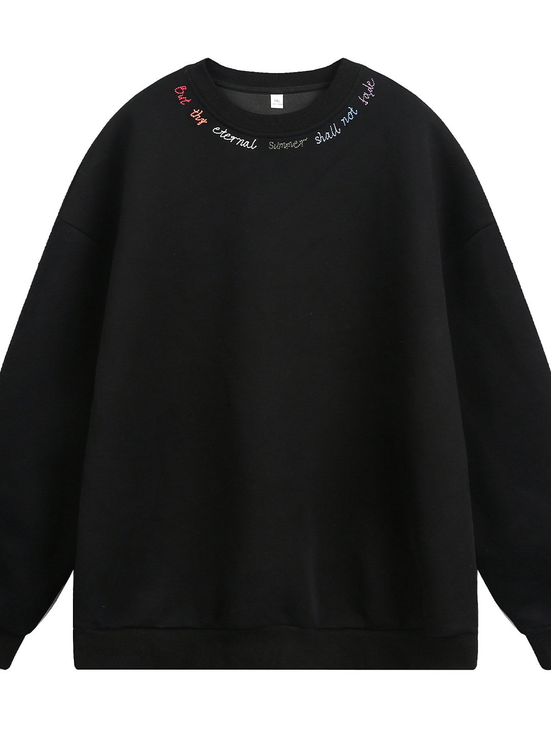Liber Autumn Men's Embroidered Pattern Letter Sweatshirts