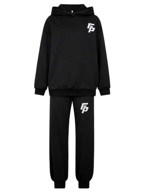 Liber Women's autumn Hooded Two-piece suit