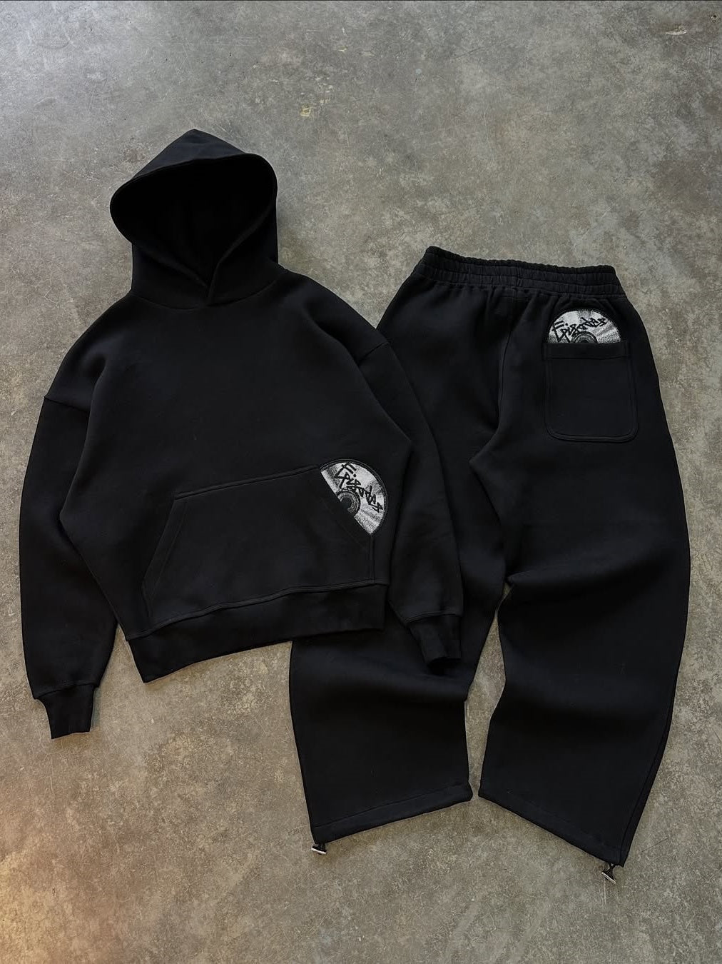 Embroidered Hoodie & Sweatpants 2-piece Sets
