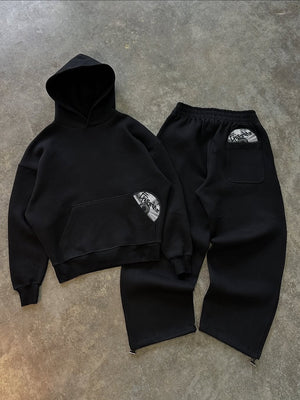 Embroidered Hoodie & Sweatpants 2-piece Sets