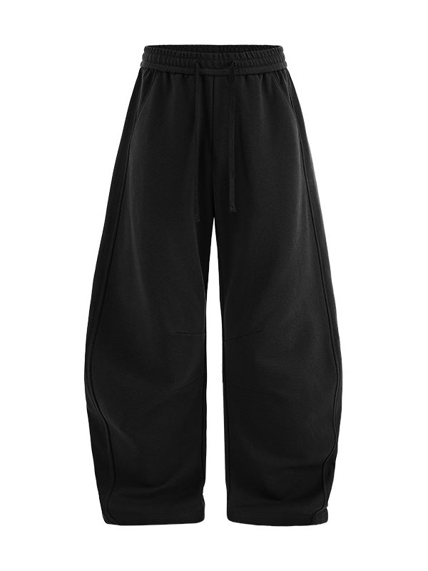 Liber Autumn Neutral wear Pocket decoration Solid Color Pants