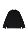 Liber Autumn Neutral wear Zipper decoration Solid Color T-shirts