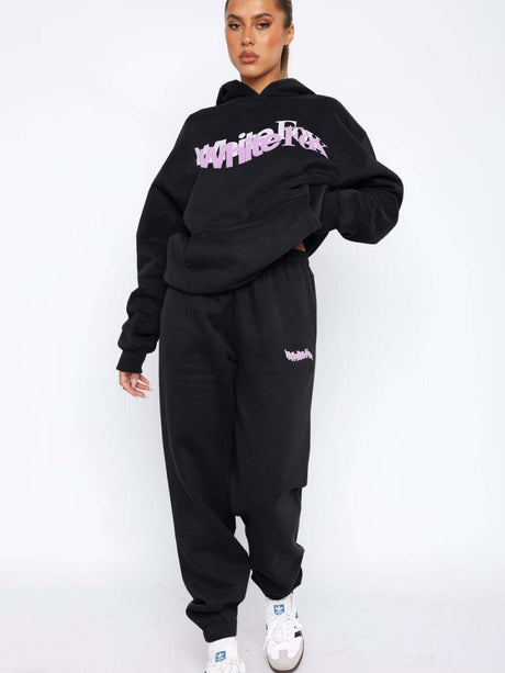 Liber Autumn Women's 3D Three-dimensional pattern Letter 2-piece Sets