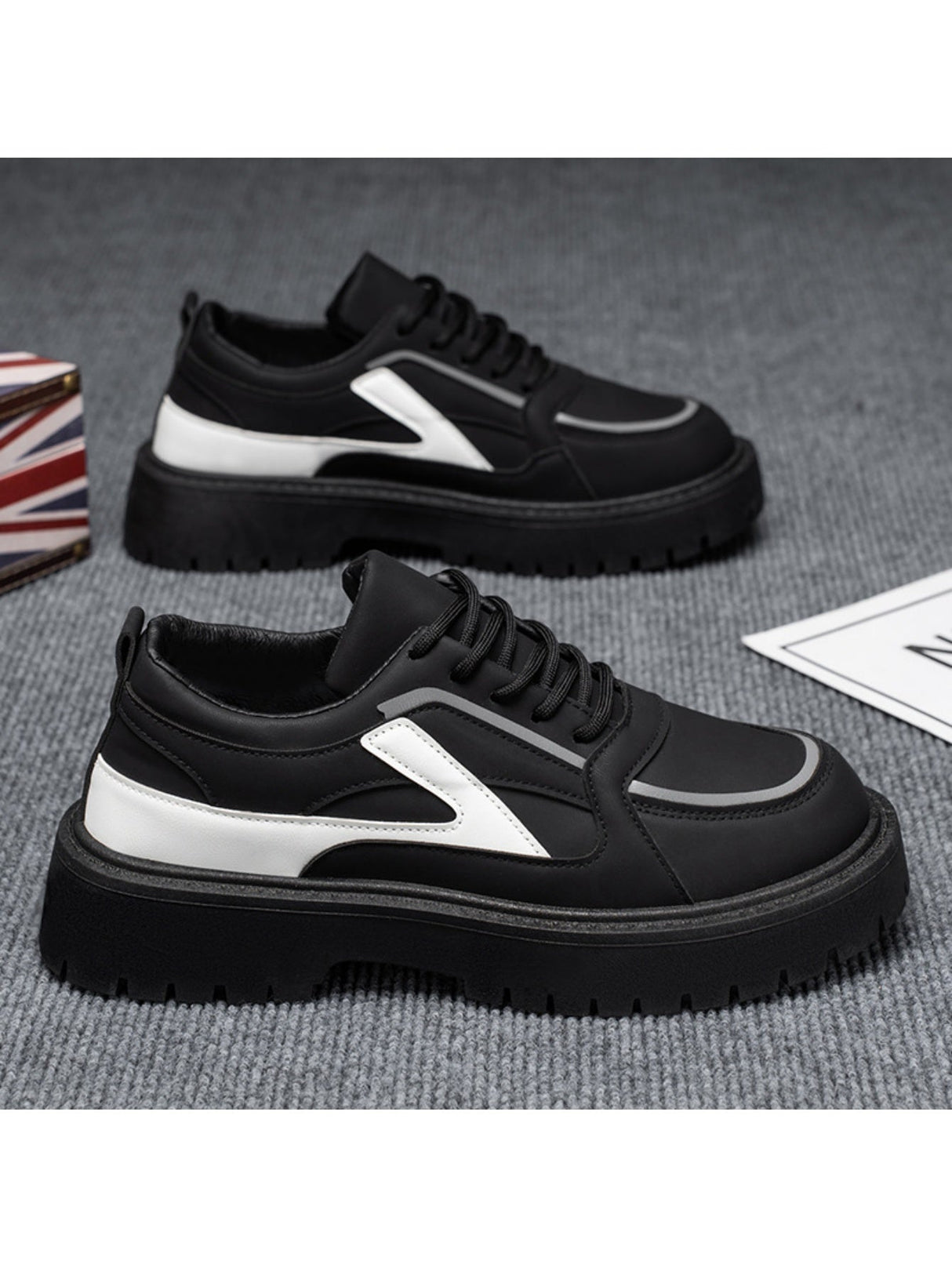 Liber Four Seasons Colorblock Men's Flat Shoes