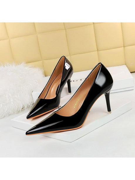 Liber Spring and autumn women's high heels