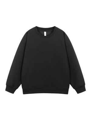 Liber Autumn Neutral wear Splicing Solid Color Sweatshirts&Hoodies