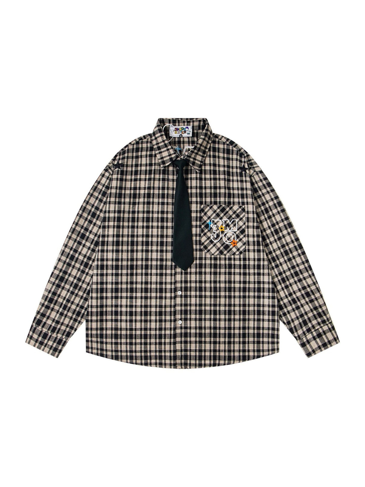 Tie Plaid Shirts