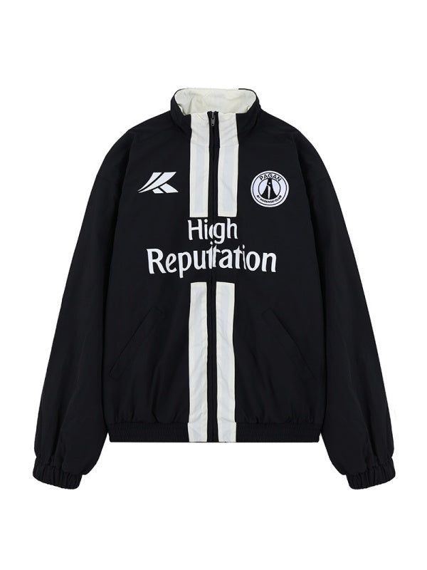 Zipper Jacket Stand Collar Cardigan Coat