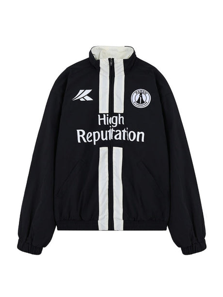 Zipper Jacket Stand Collar Cardigan Coat