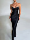 Back-Less Tie-Up Thin Strap Maxi Dress