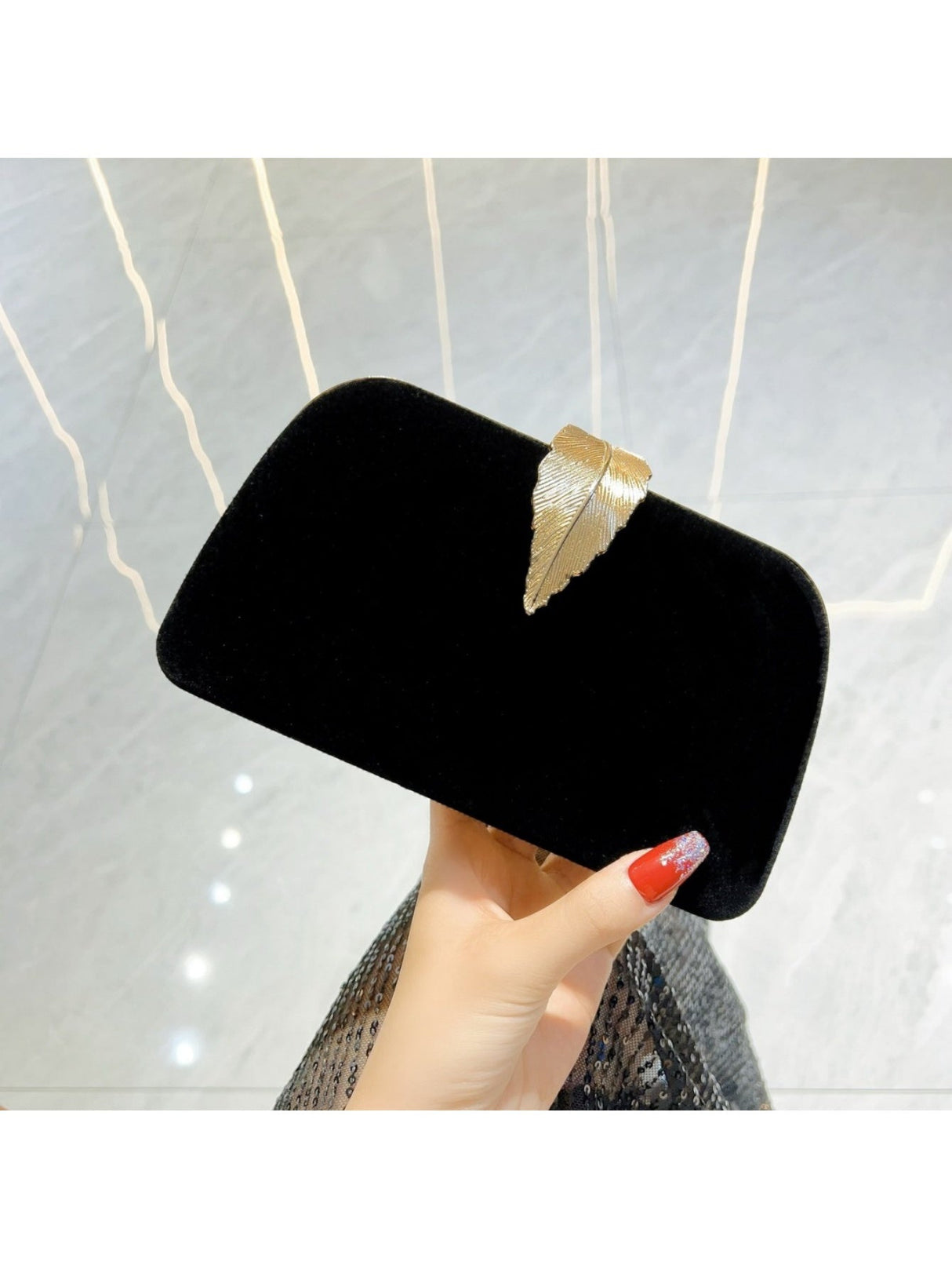 Liber Four Seasons ACC Metal Leaf Box Bag