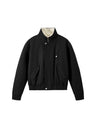 Removable Lapel Plush Contrasting Colors Jackets Coat