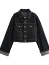 Regular Pocket Decoration Denim Jacket
