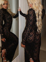 Liber Autumn Women's Lace Lace Maxi Dresses