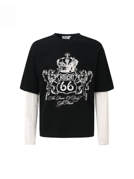 Liber Autumn Neutral wear Printed Creativity T-shirts