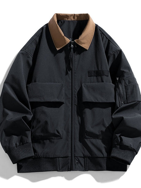 Liber Autumn Men's Color matching Jackets