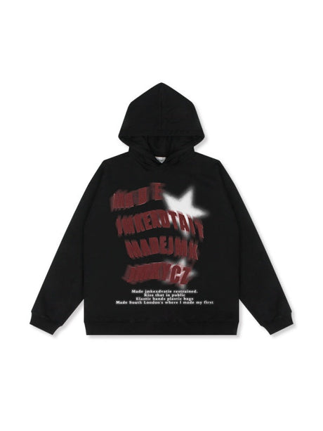 Liber Autumn Neutral wear Printed Star Sweatshirts&Hoodies