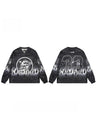 Neutral wear Printed Letter Long-sleeved T-shirt