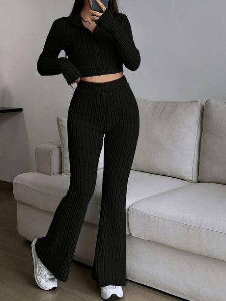 Liber Autumn Women's Zipper 2-piece Sets