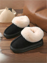 Solid Color Plush Thick-soled Boots