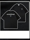 Liber Summer Men's Embroidery Letter T-shirts