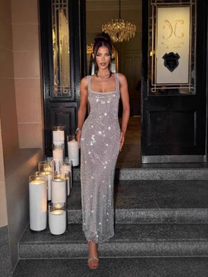 Sequins Maxi Dresses