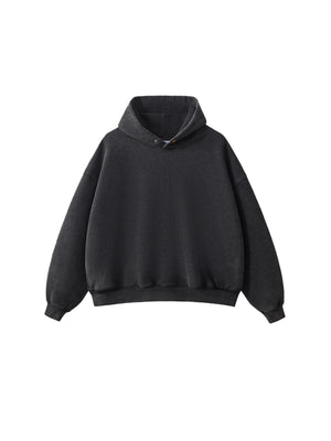 Washing Plush Hooded Sweatshirts&Hoodies