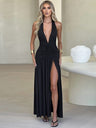 Liber Summer Women's Backless Maxi Dresses