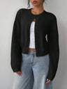 Thread Solid Color Simplicity Cardigans