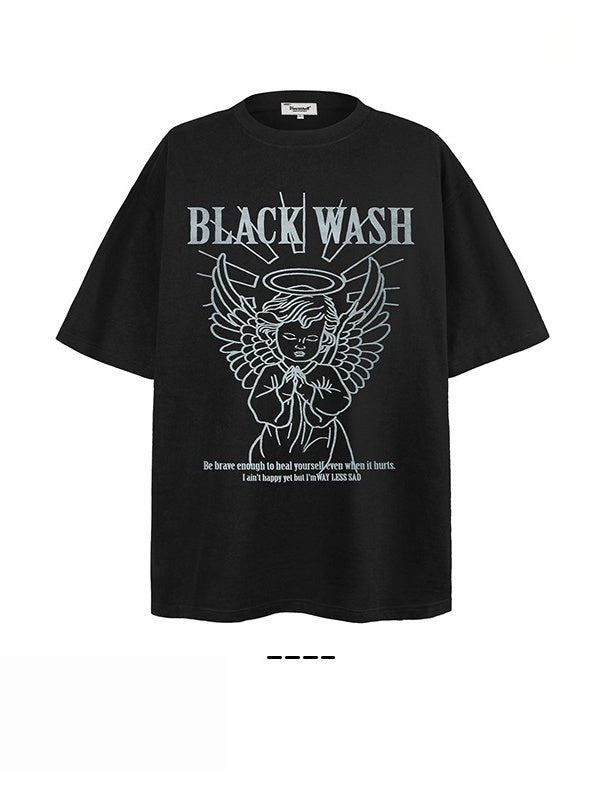 Liber Summer Neutral Printed Angel T-shirts
