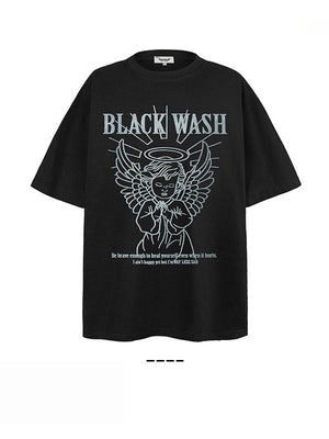 Liber Summer Neutral Printed Angel T-shirts