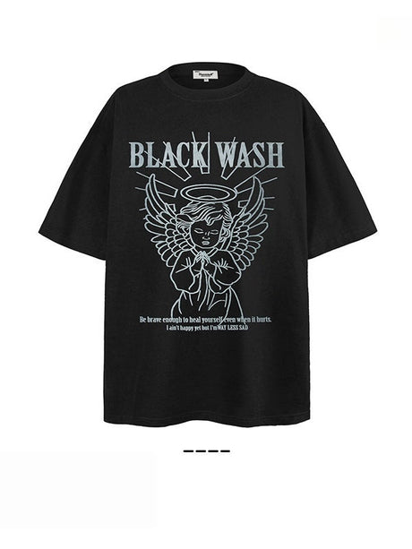 Liber Summer Neutral Printed Angel T-shirts