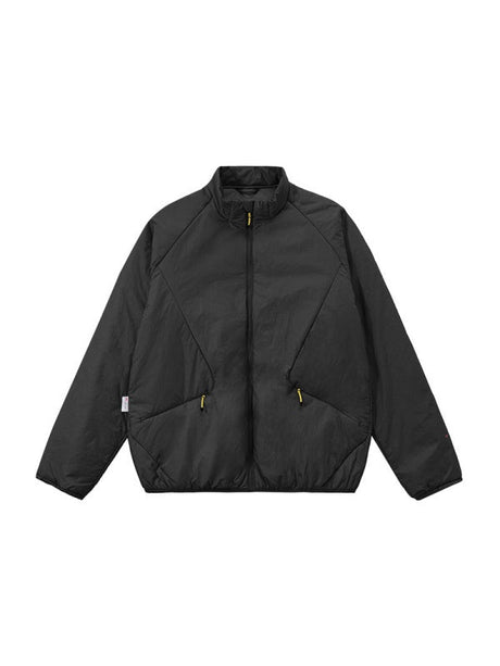 Water-repellent Sports Stand Collar Solid Color Windproof Cotton Jacket