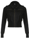 Liber Autumn Women's Pocket Zipper Jackets