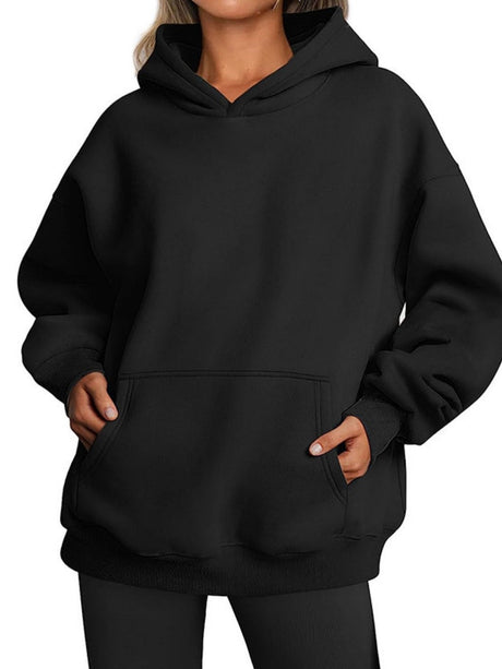 Liber Autumn Women's Pocket Sweatshirts&Hoodies