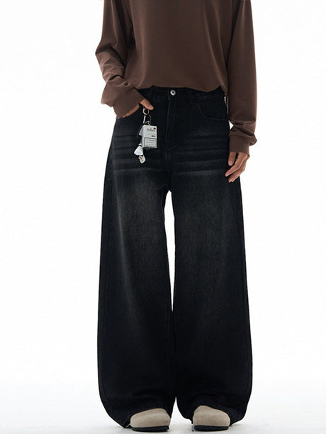 Liber Autumn Neutral wear Pocket decoration Jeans