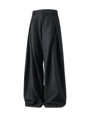 Liber Autumn Men's None Solid Color Pants