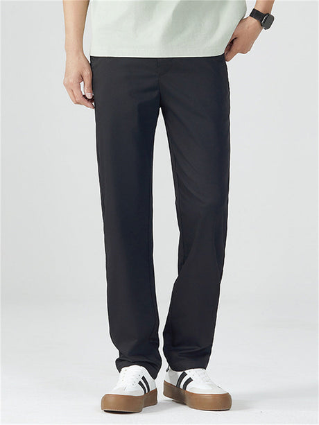 Liber Spring Men's Pocket decoration Solid Color Pants