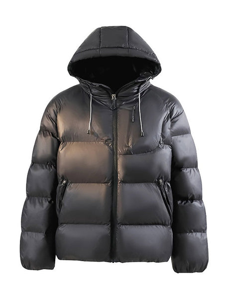 Light Outdoor Thickening Keep Warm Hooded Cotton Clothes Coat