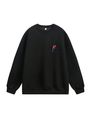 Liber Autumn Men's Embroidered Pattern Pattern Sweatshirts