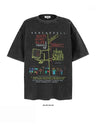 Liber Summer Neutral Printed Pattern T-shirts