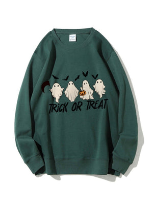 Halloween Pullover Printed Sweatshirt