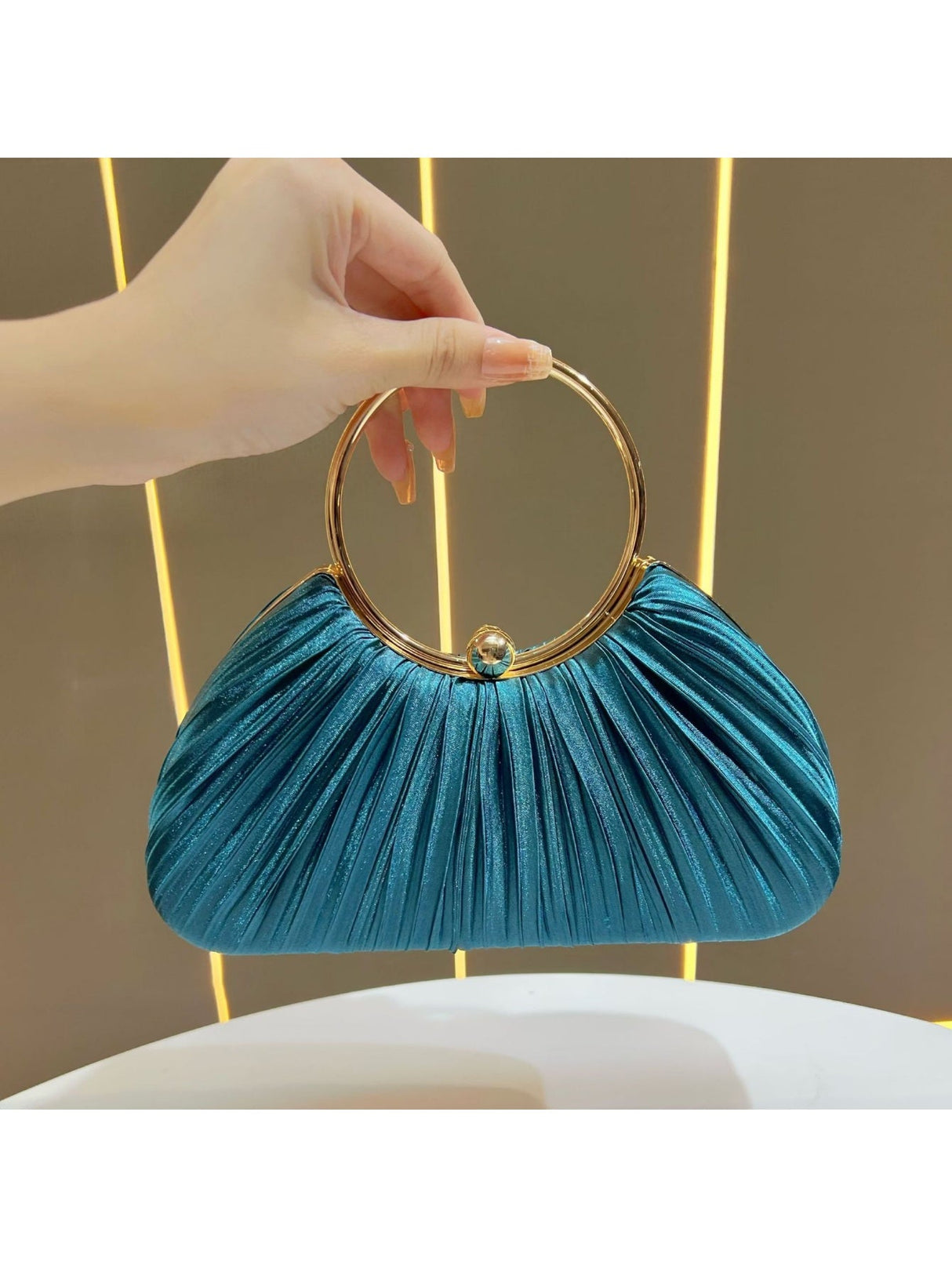 Liber Four Seasons ACC Pleated Box Bag