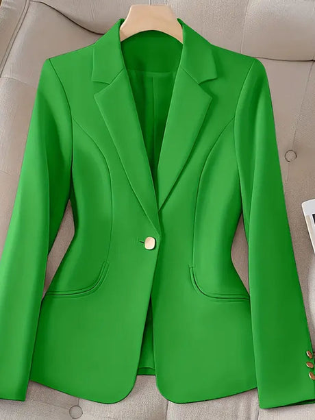 Slim Fit And Refined Tailoring Single-button Blazer