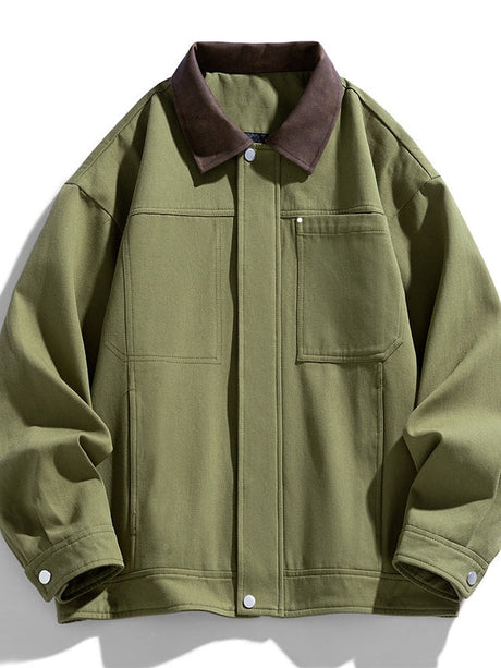 Liber Autumn Men's Color matching Jackets