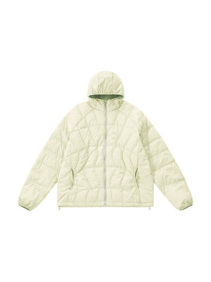 Dandelion Lightweight 90 Velvet Storage Down Hooded Jacket