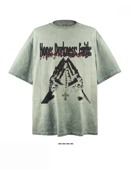 Liber Summer Neutral Printed Pattern T-shirts